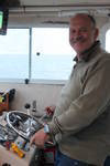 Captain Paul Johnson aboard the Carol J fishing out of Rhode Island
