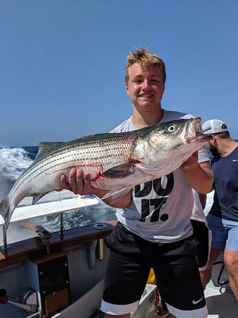 Striper Fishing Rhode Island aboard the Carol J